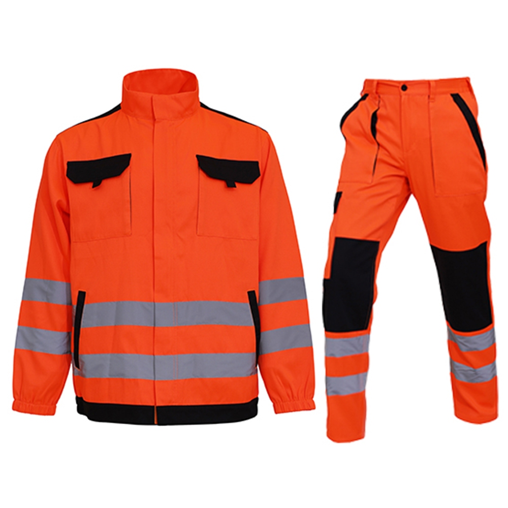 Summer Thin Hi Vis Jacket Pants Safety Reflective Labor Protection ...