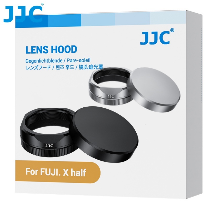 JJC Square Lens Hood for Fujifilm X Half Xhalf Camera with Lens