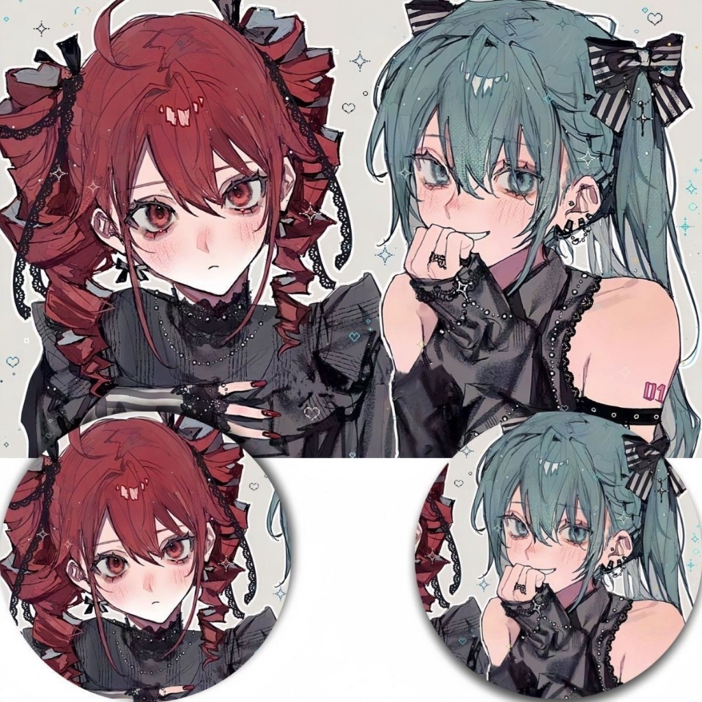 Virtual Singer Kasane Teto Miku Badge Pin Brooch Anime Peripheral ...