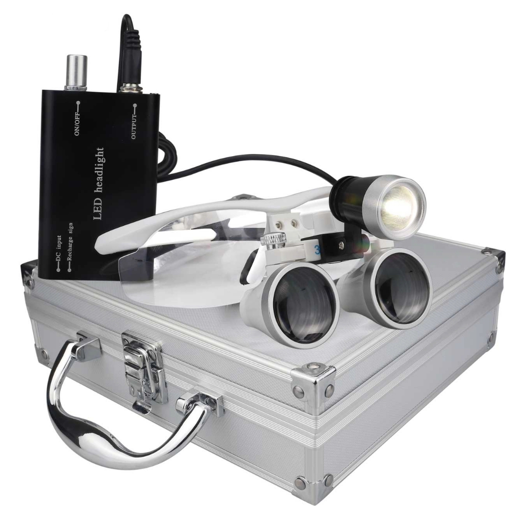 Dental Loupes Magnifier Medical Magnification Binocular 2.5/3.5x 420 ...