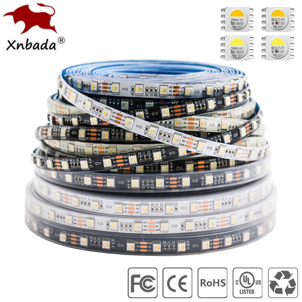 TOPXCDZ 12V 24V TM1814 RGBW RGBWW 4 In 1 Similar SK6812 LED Strip SMD 5050 Chip 4 In - Foto 9
