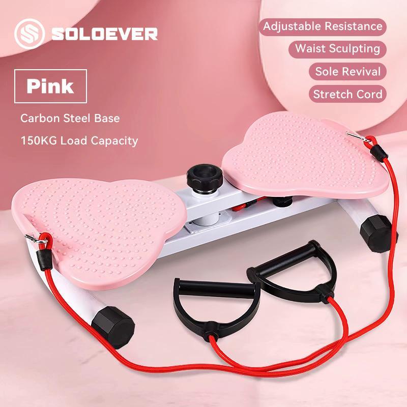 SOLOEVER Spinning Rope Rotation Fitness Board Waist Twisting Training ...