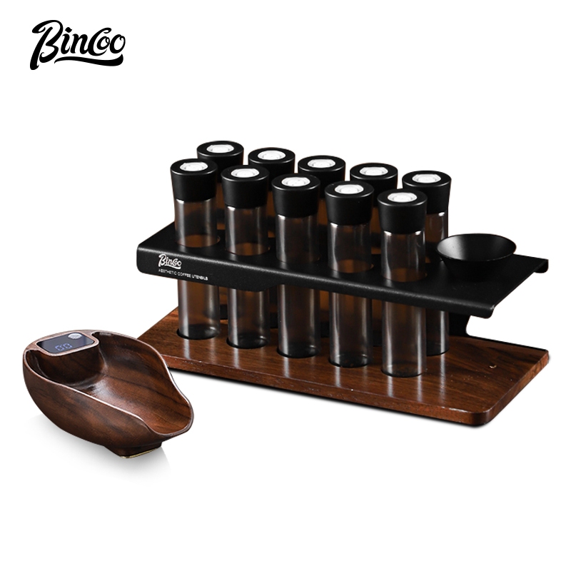 Bincoo Coffee Bean Storage Rack Coffee Bean Sorting Bottle Coffee Bean ...