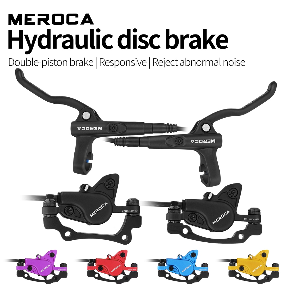 MEROCA Hydraulic Disc Brake - Mountain Bike Brake, Dual Piston ...