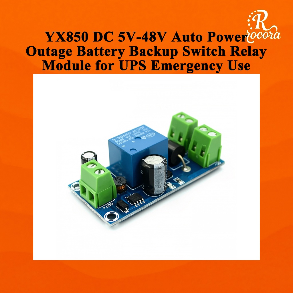 YX850 DC 5V-48V Auto Power Outage Battery Backup Switch Relay Module ...