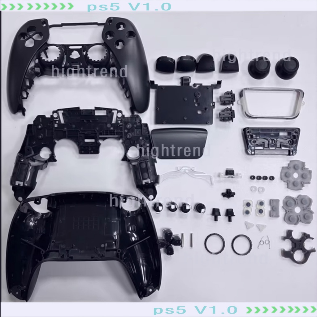 Full Set Replacement Shell for PS5 Controller - Front & Back Cover with ...