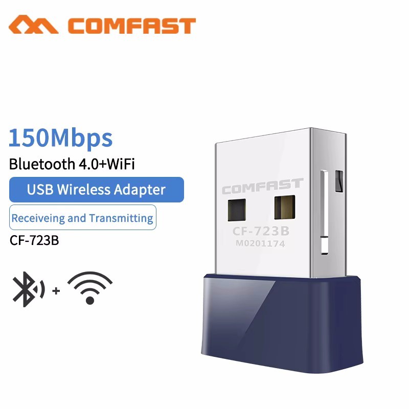 COMFAST WiFi USB Dongle 150Mbps Bluetooth 4.0 2.4GHz Wifi Usb For PC ...