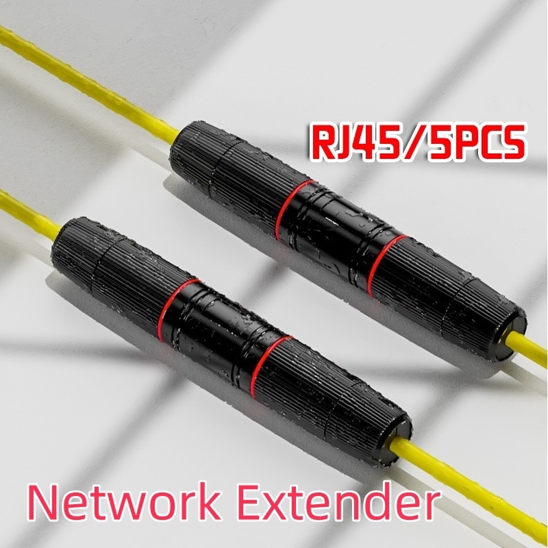 5pcs RJ45 Connector Network IP67 Ethernet Adapter Network Extender ...