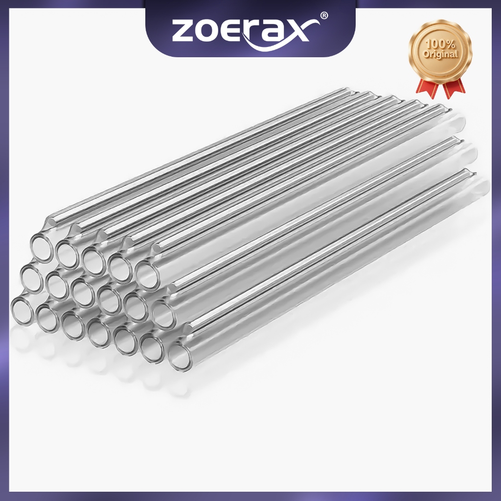 Zoerax 50/100PCS 60mm Fiber Optical Fusion Splice Transparent Heat ...