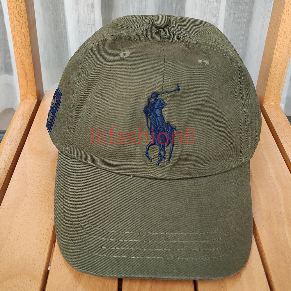 Big Pony Horse Rider Baseball Cap Visor RL Hat Number 3 Embroidered Hat ...