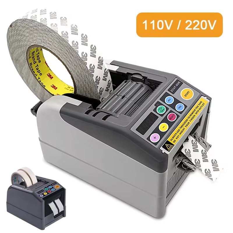 ZCUT-9 Automatic tape Dispenser Ribbon Cutting Machine 110V/220V 6-60mm ...