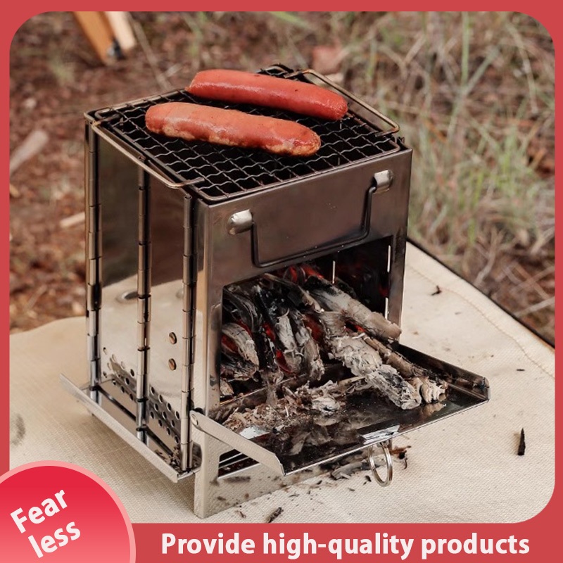 Outdoor Griller Foldable BBQ Grill for Home Outdoor for Camping ...