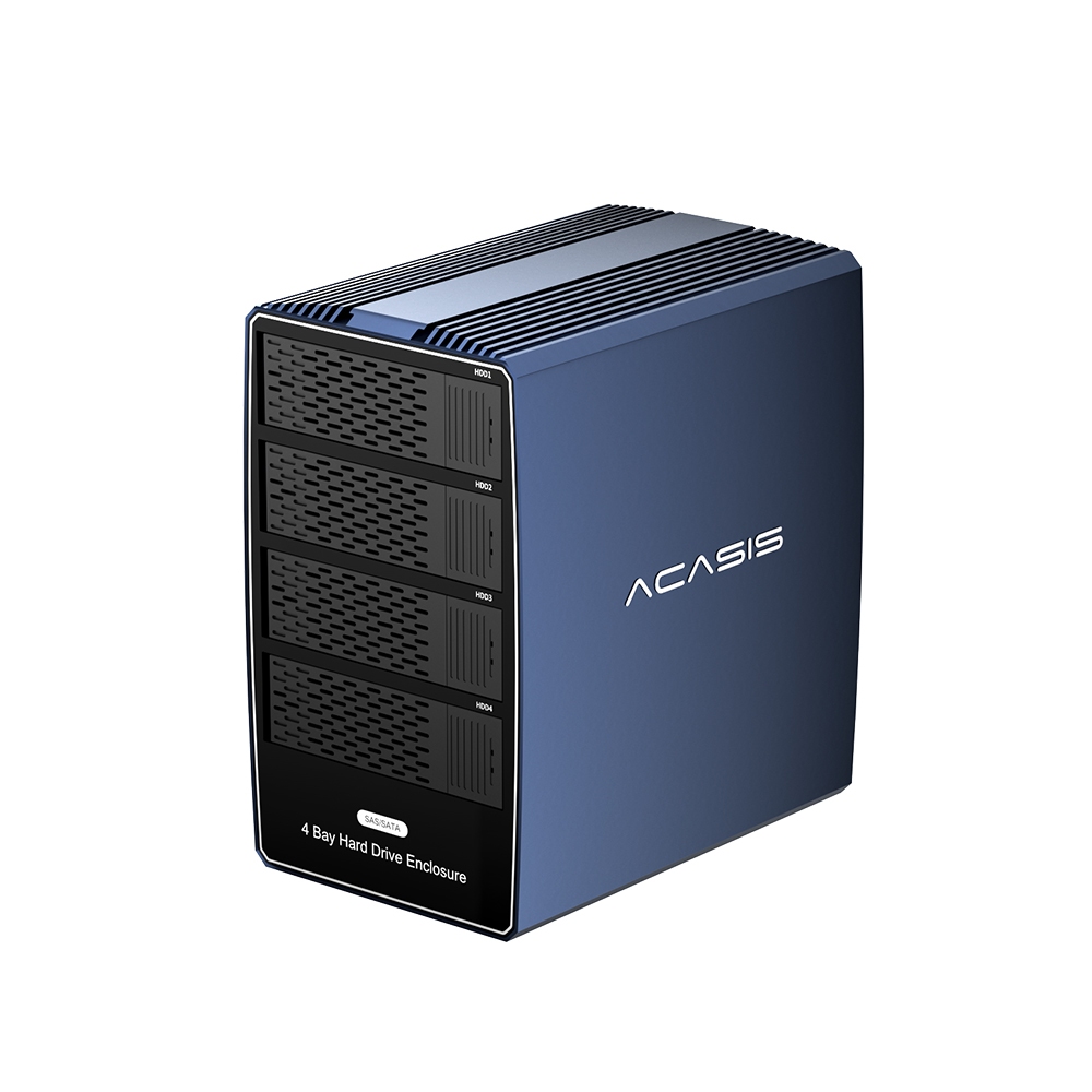 ACASIS SAS/SATA To USB 3.0 Adapter,2.5/3.5 Inch External SAS 4 Bay ...
