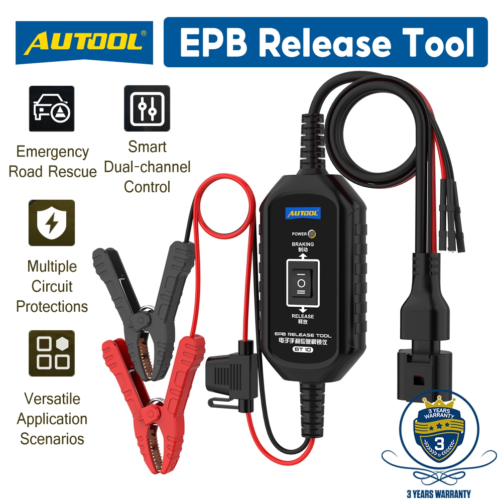 AUTOOL BT10 EPB Release Tool Smart Emergency Handbrake Unlock Device ...