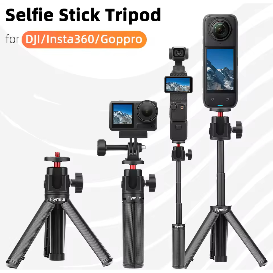 53.74" Selfie Stick For DJI Osmo Pocket 3 Insta 360 X4,Action Camera - View #8