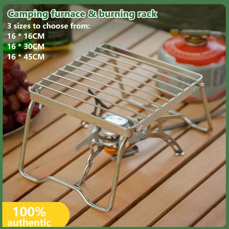Camping stove rack Campfire Grate Wood branch Burning Stand Campfire ...