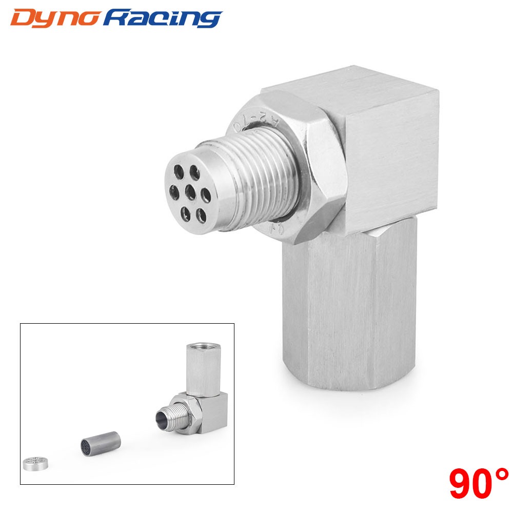 M18*1.5 O2 Oxygen Sensor Extender 90 Degree 02 Bung Extension Catalytic ...