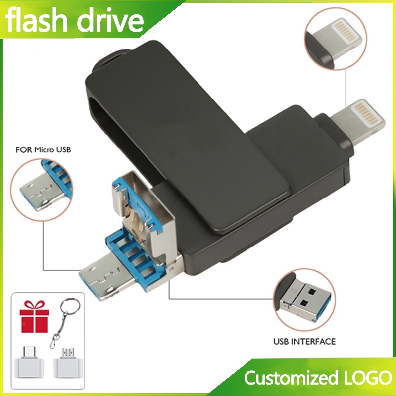 Three-in-One Flash Memory Driver 32GB, 64GB, 128GB 256GB, 512GB, 1TB ...