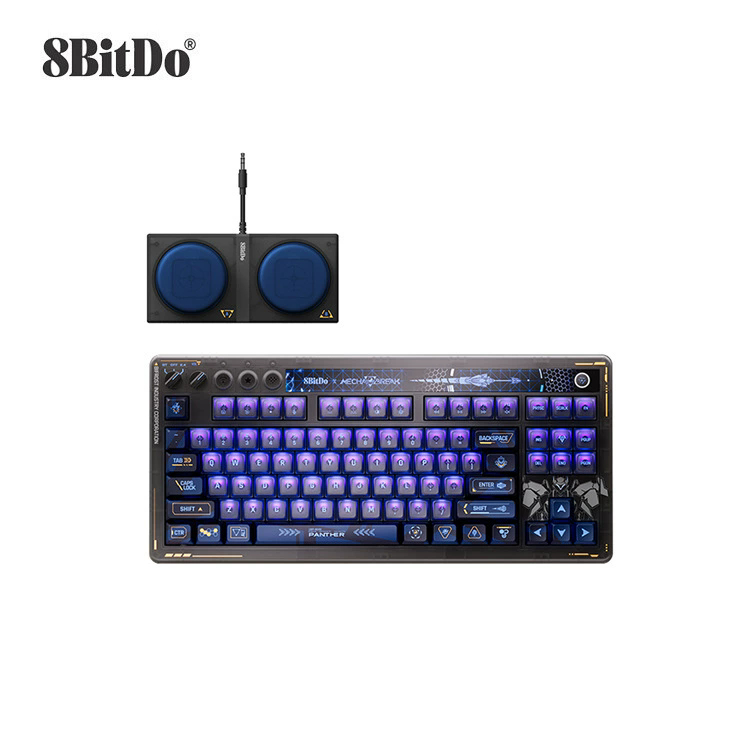 8Bitdo Retro 87 Mechanical Keyboard Mecha BREAK Edition Tri-mode RGB ...
