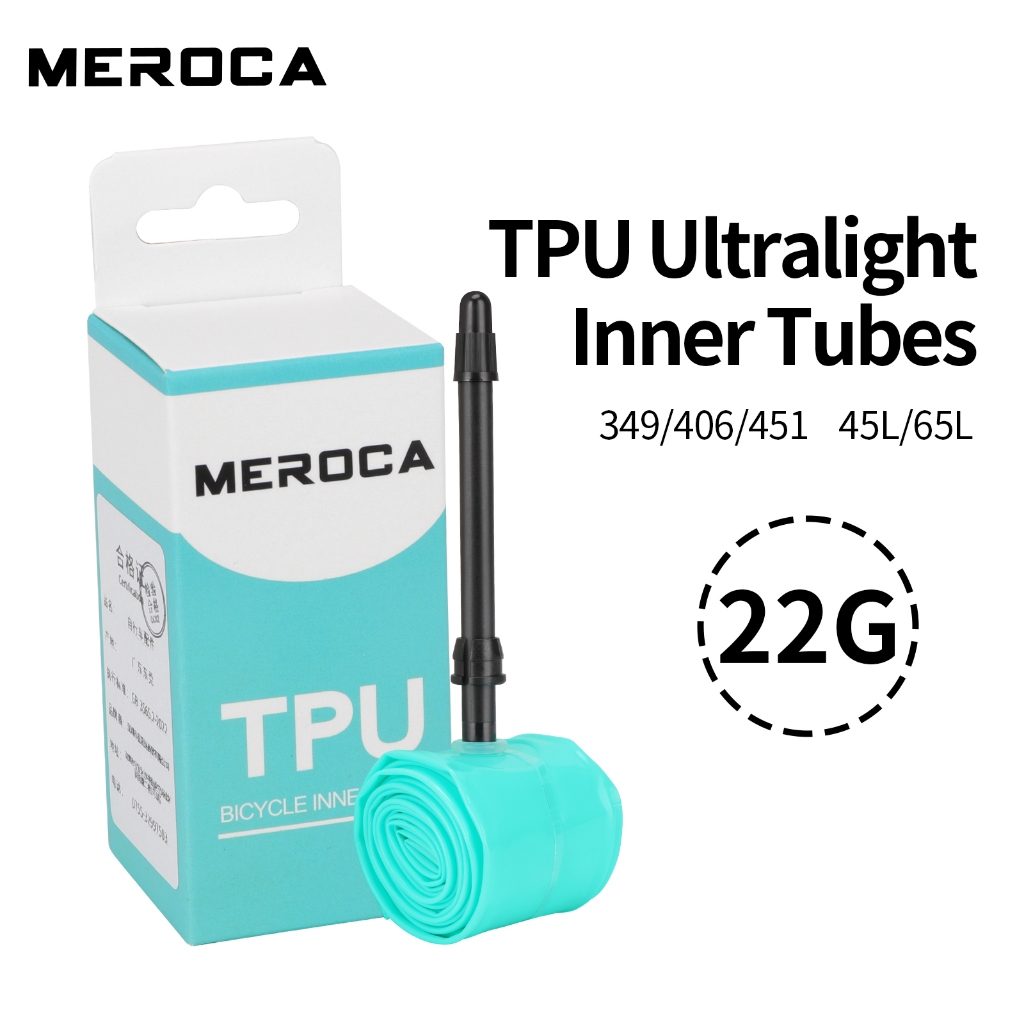 MEROCA Folding Bike TPU Inner Tube for Brompton Small-Wheel Bikes 16/20 ...