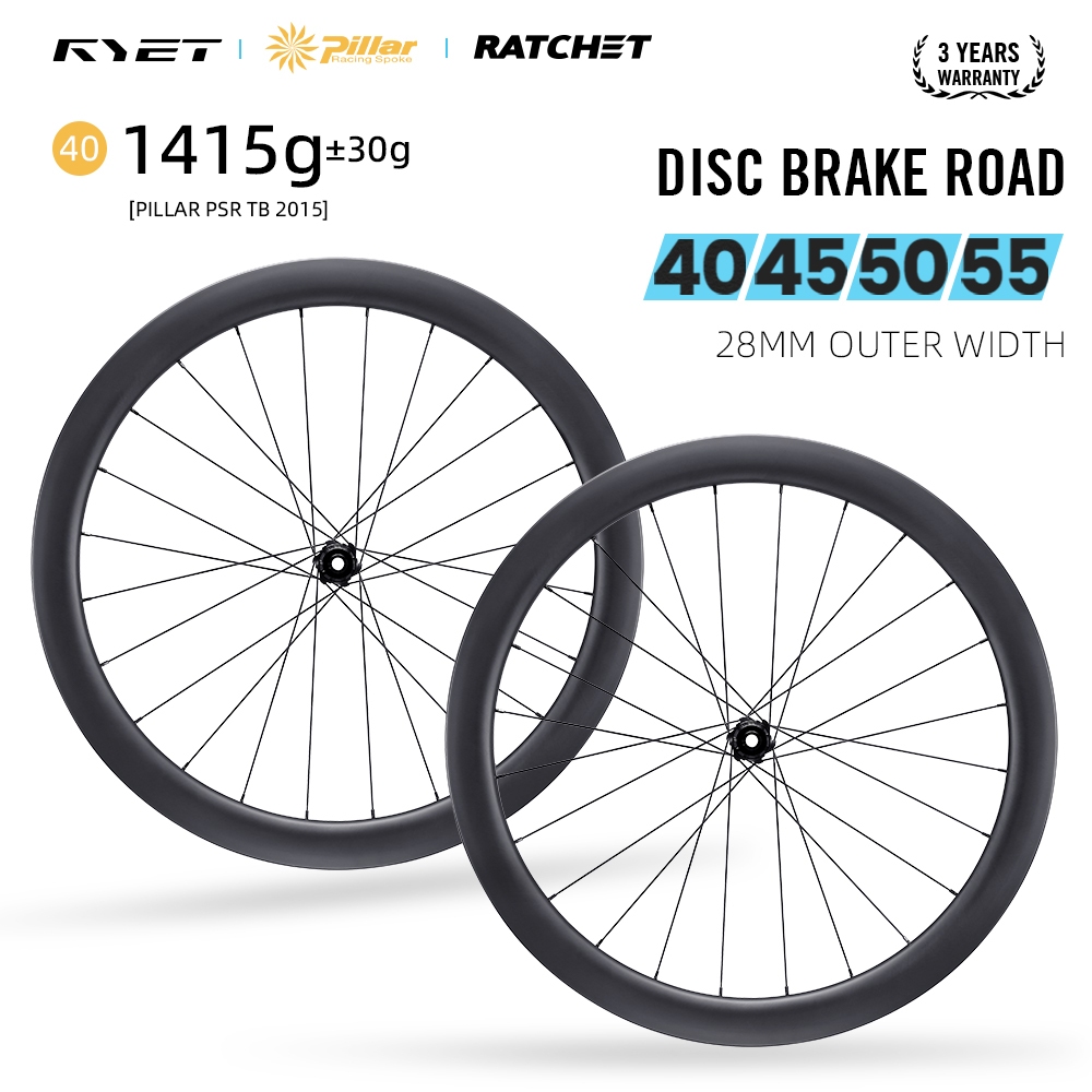 2025 Disc Brake Road Carbon Wheels Ceramic Road Bike Wheelset Tubless ...