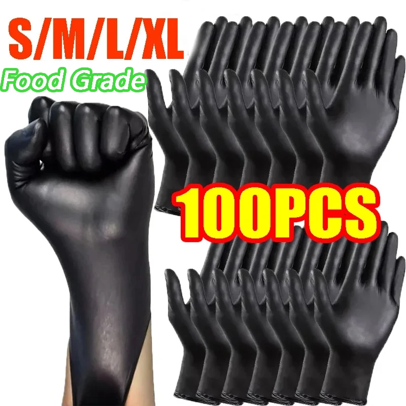 Black Nitrile Tattoo Gloves-100 per box- X-Large | Body Graphics Tattoo