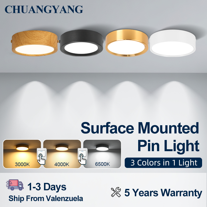 Tri Color Led Downlight Surface Mounted Pin Light 3W 5W 10W 15W 25W Led ...
