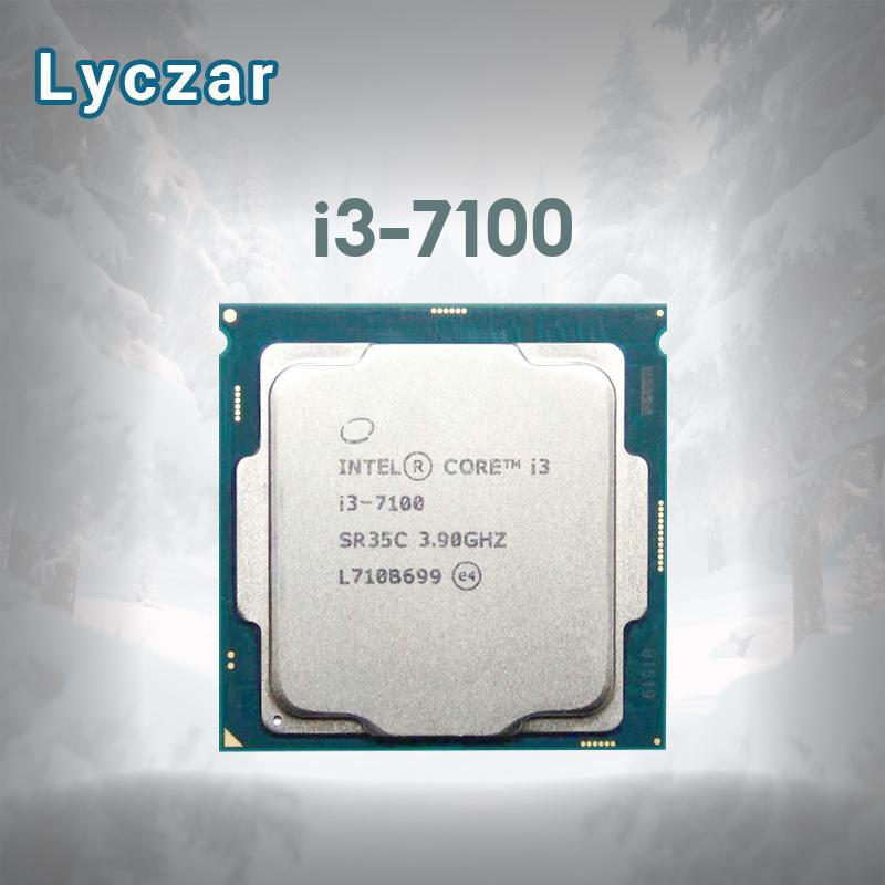 Intel Core i3 7100 Processor LGA 1151 3M Cache Dual-Core 51W Lyczar  Desktop CPU - Main Image