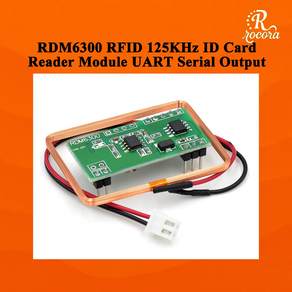 RDM6300 RFID 125KHz ID Card Reader Module UART Serial Output for ...