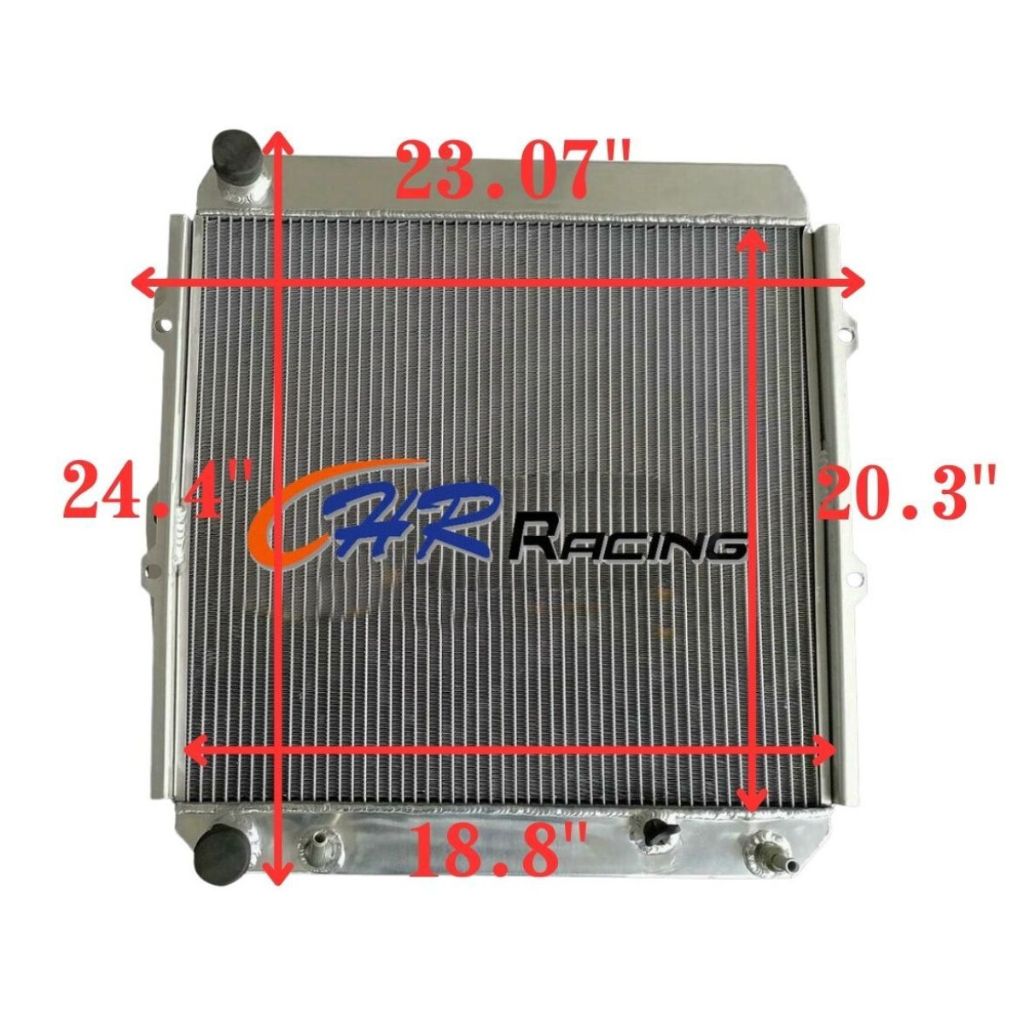 Aluminum radiator for 1990-1993 Toyota Land Cruiser LJ70/ 71/73/77/78 ...