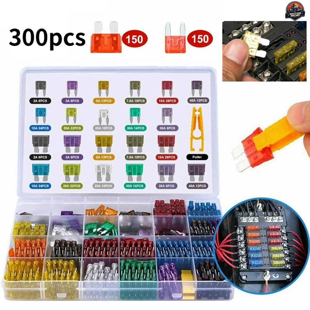 300/120PCS Auto Blade Fuse Small and Standard Insert Car Fuse | Shopee ...