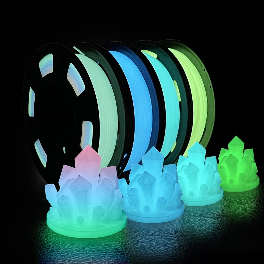 KELEIDI PLA luminous color 3D printed filament, 600mm/s, no clogging ...