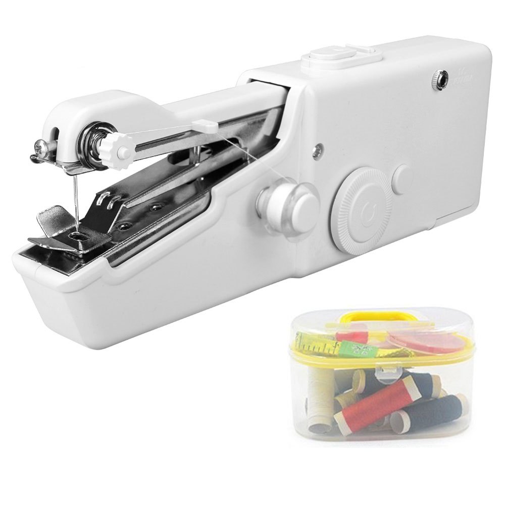 Handheld Electric Sewing Machine - Battery & Plug Dual Power! Portable ...