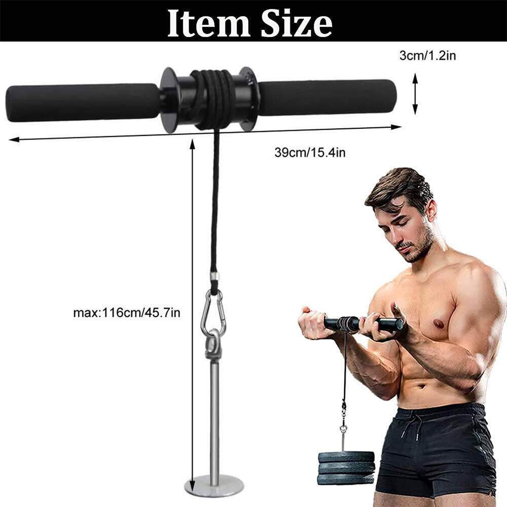 Muscle Fitness System Loading DIY Pulley Cable Machine Attachment ...
