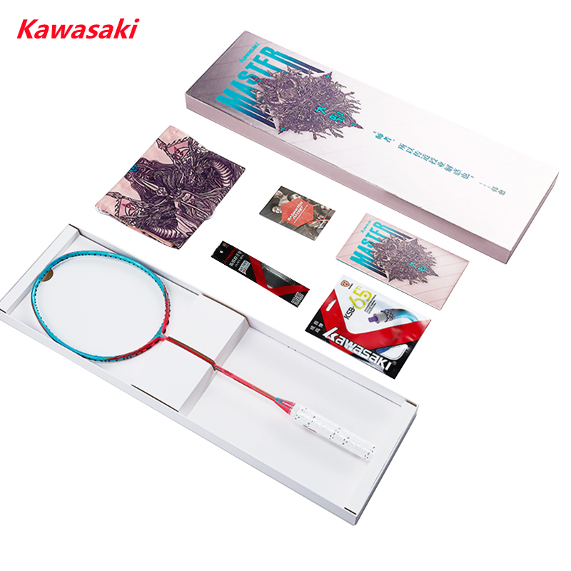 Kawasaki Professional Badminton Racket MASTER 900 4U 18-32LBS Full ...