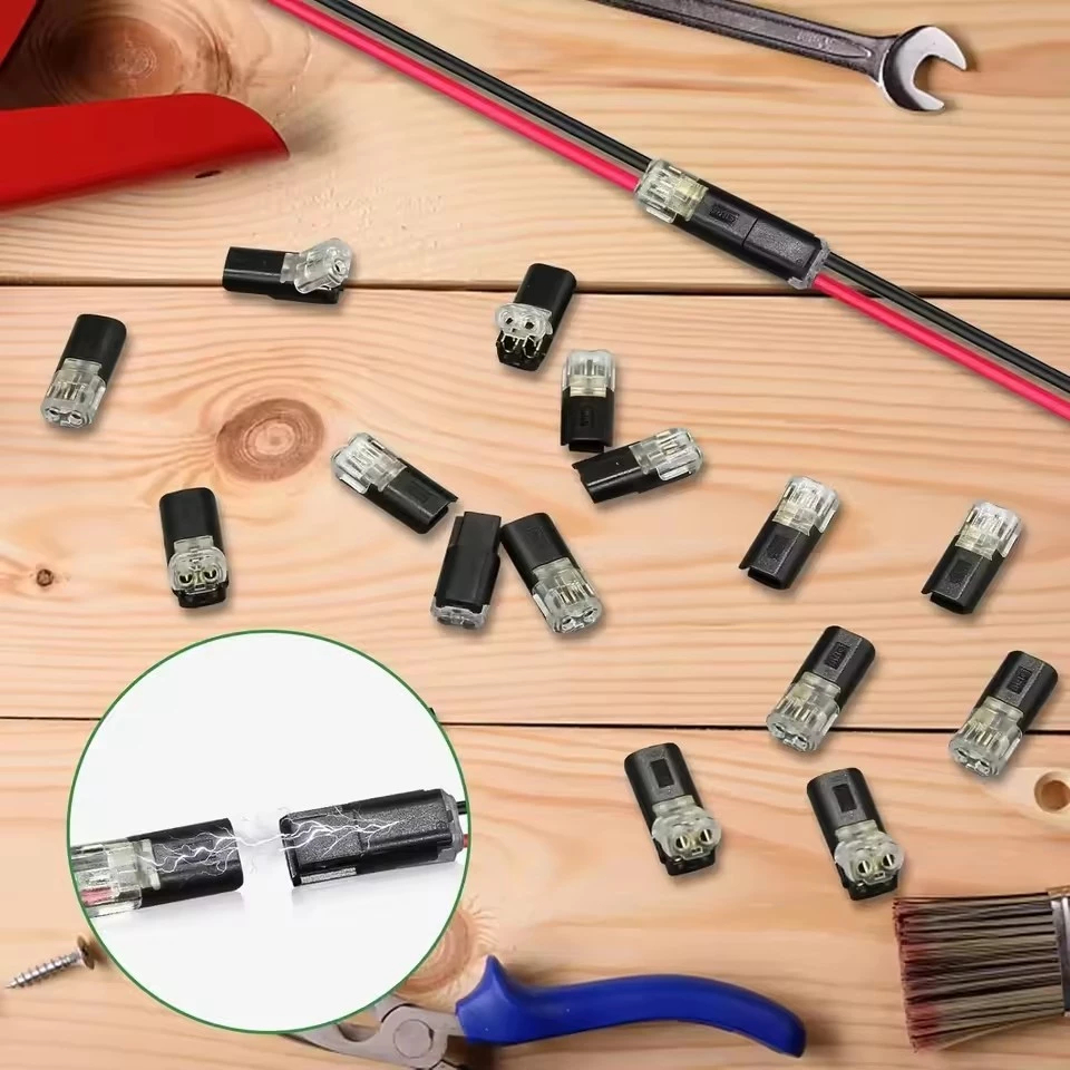 10/20/50 Pieces Car 2 Pin Way Plug Car Wire Electrical Cable Crimp ...