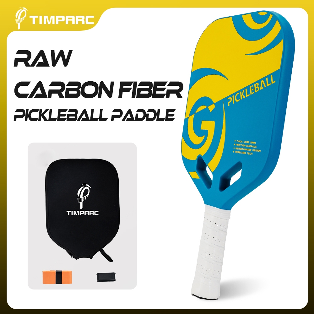 TIMPARC JSR - 101 Carbon Fiber Pickleball Paddle | 20mm Thermoformed ...