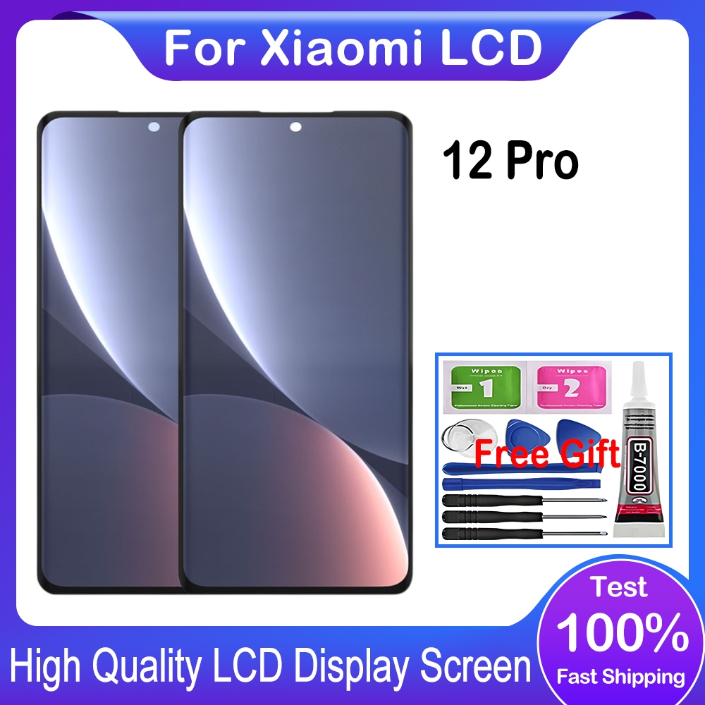 For AMOLED Xiaomi 12 Pro LCD Display Touch Screen Replacement | Shopee ...
