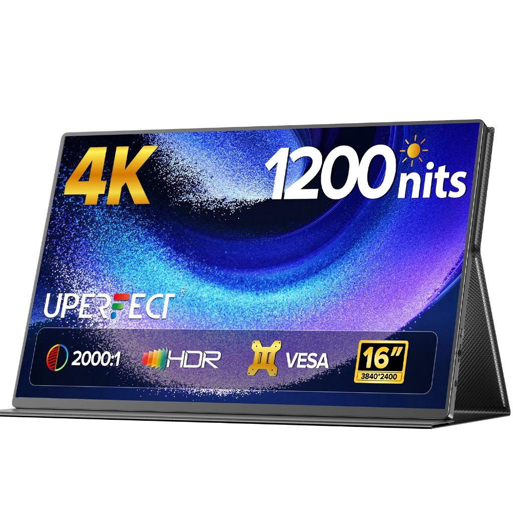 UPERFECT Portable Monitor 16''Screen IPS FULL HD Gaming Monitor FDH 4K ...