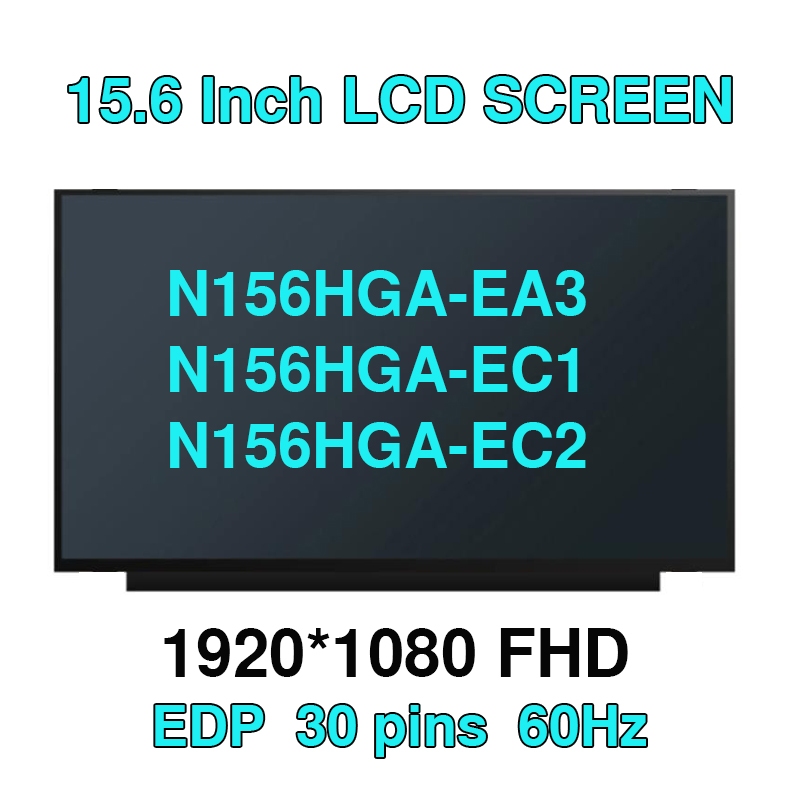 Schermo LCD 15.6" FHD IPS Per Notebook Lenovo - Sostituzione Nuova Compatibile (FRU N156HGA-EA3, 82C3, 82C7, 82NB, 82VG, 82LX, 82QD, 82R4, 82V7)