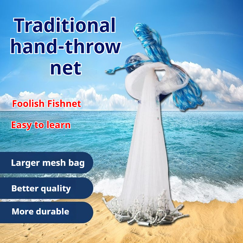 Fish net, hand-launched gill net, gill net , prawn net, crab net ...