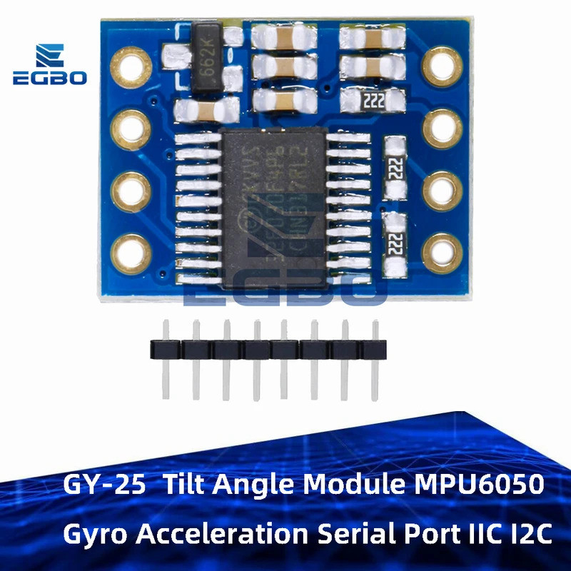 GY-25 Tilt Angle Module MPU6050 Gyro Acceleration Serial Port IIC I2C ...