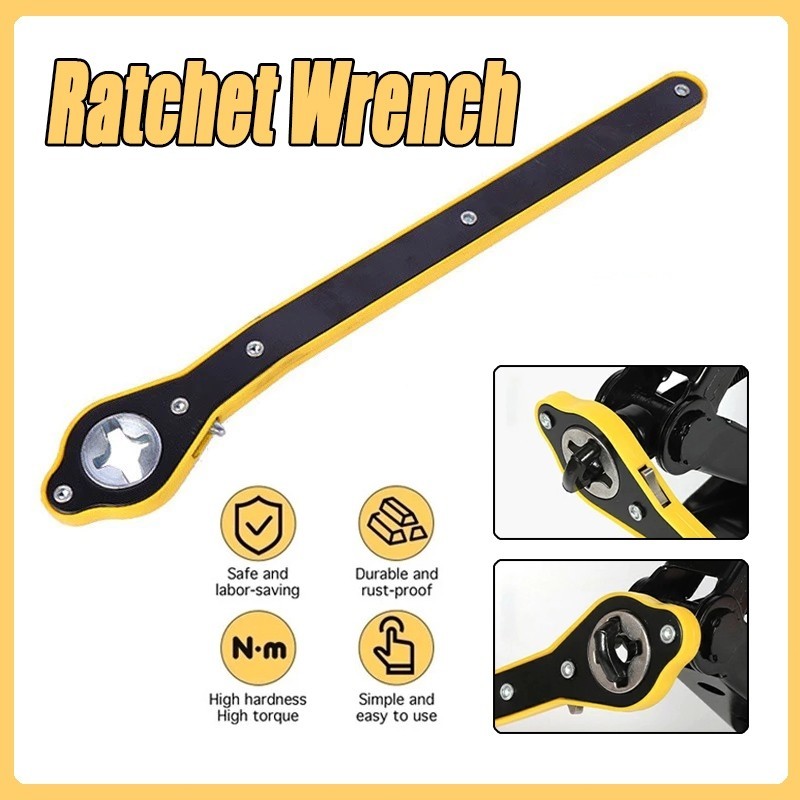 Car Labor-saving Jack Ratchet Wrench with Long Handle Rocker Tyre ...