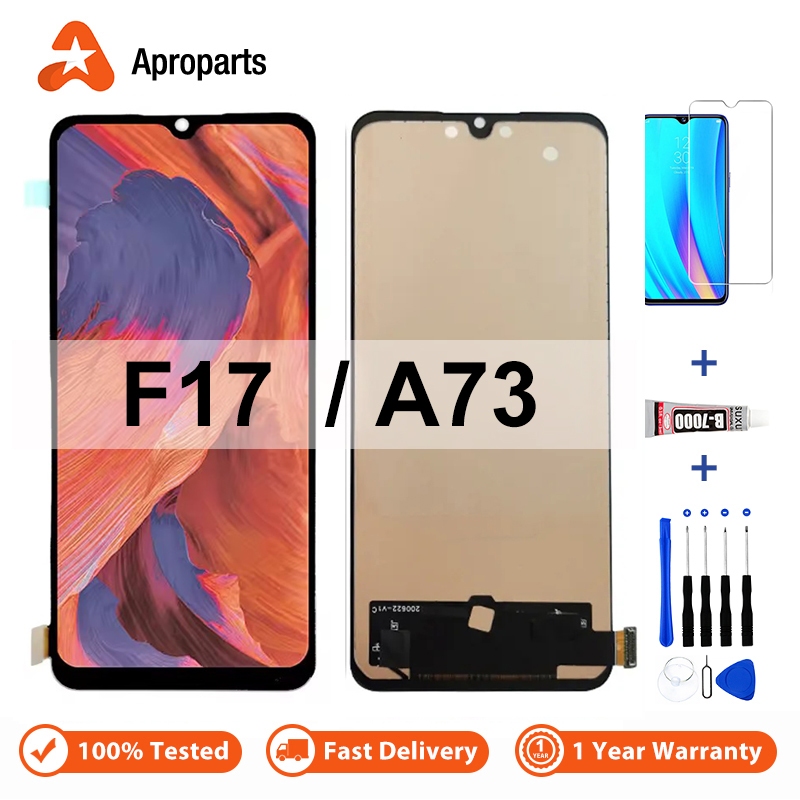 100% Tested LCD For OPPO A73 4G CPH2099 F17 CPH2095 Display Touch ...