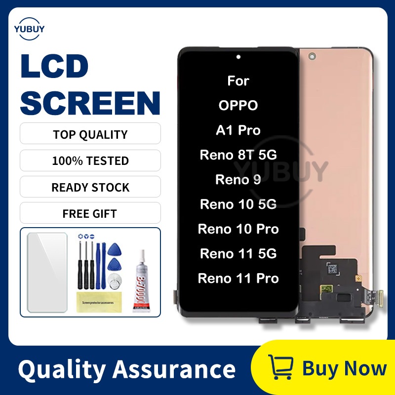 For Oppo A1 Pro/Reno 8T 5G/Reno 9/Reno 10 5G/Reno 10 Pro/Reno 11 5G ...
