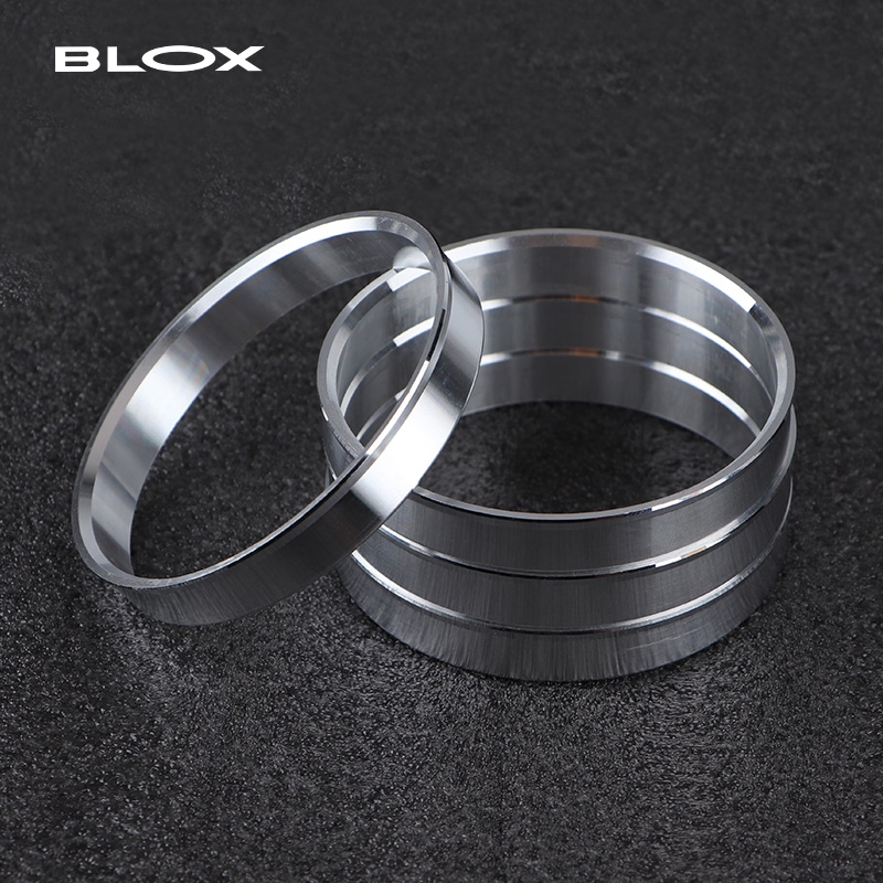 4pcs/set Aluminum Hub Rings Wheel Bore Hub Centric Ring 56.1-54.1 56.6