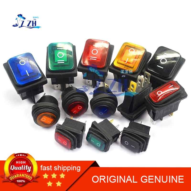 KCD1 KCD3 KCD4 Waterproof Rocker Switch High Current Power Rocker 2/3 ...