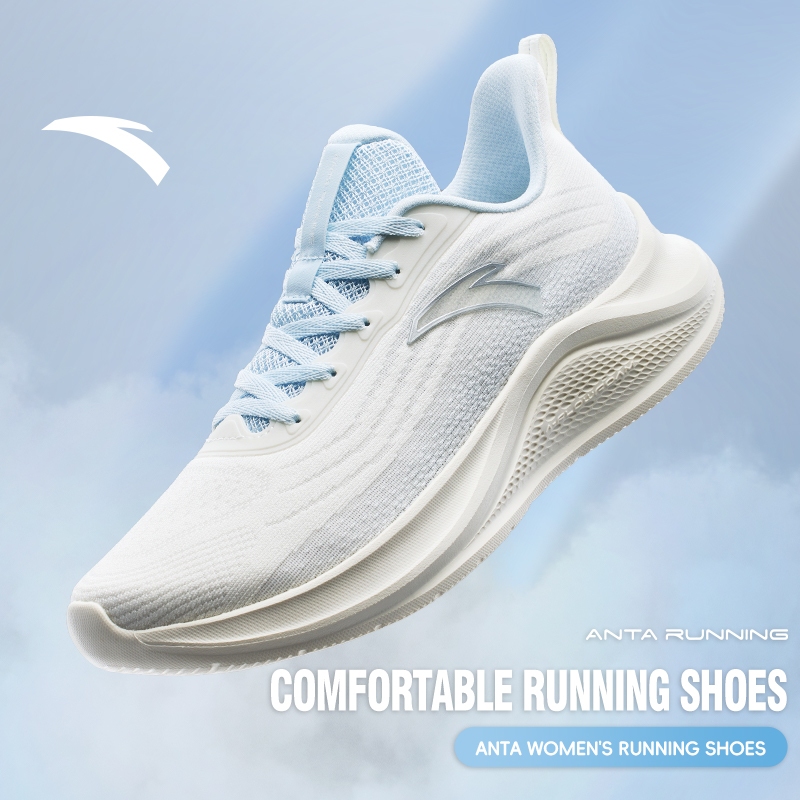 ANTA Women Running Shoes Lightweight Breathable Walking Fitness Jogging ...