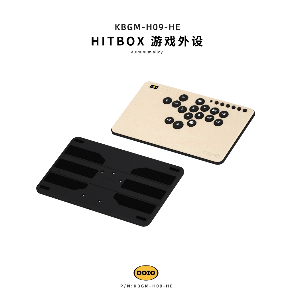 DOIO KBGM-H09 HE HITBOX Aluminum A4 Portable Gaming Keyboard