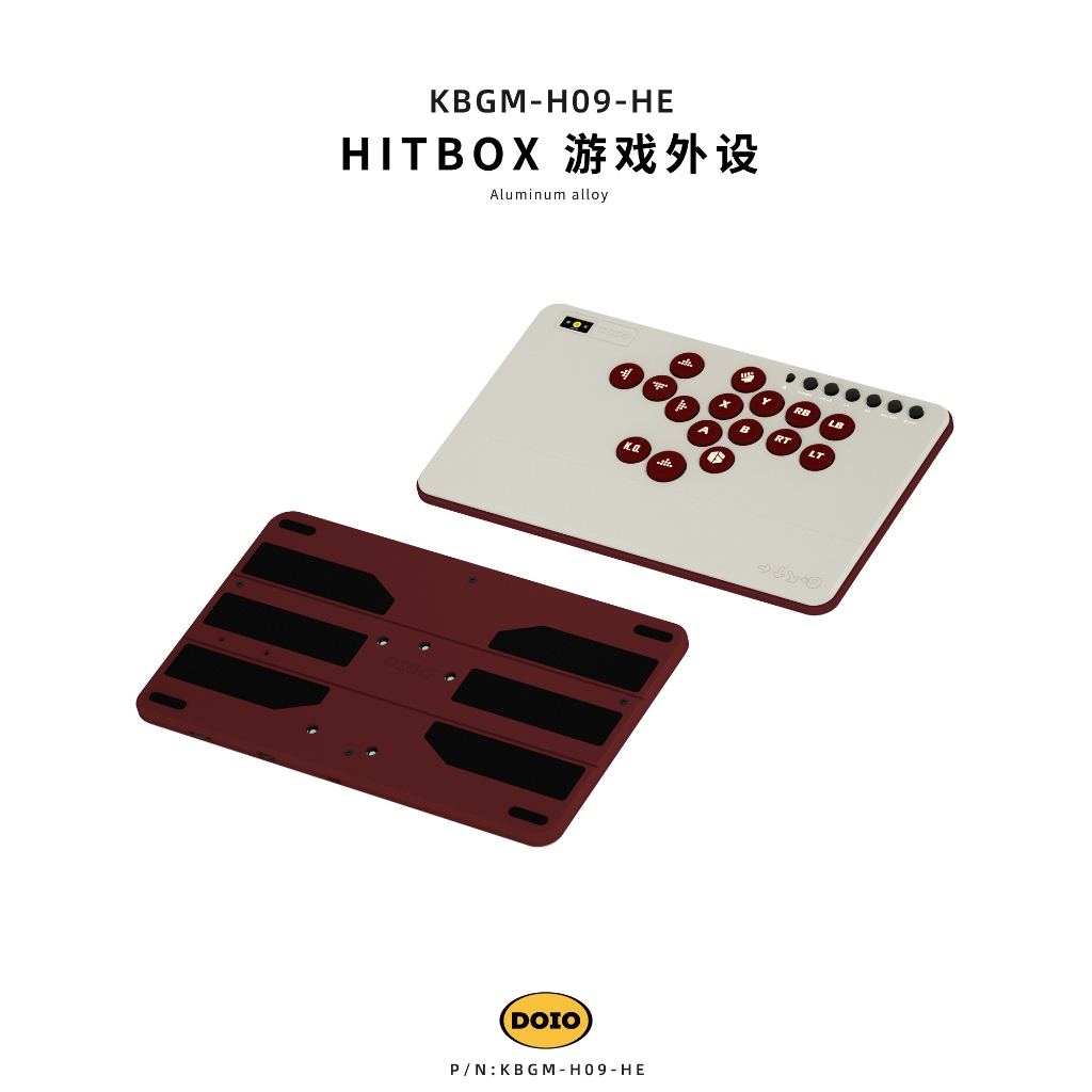 DOIO KBGM-H09 HE HITBOX Aluminum A4 Portable Gaming Keyboard